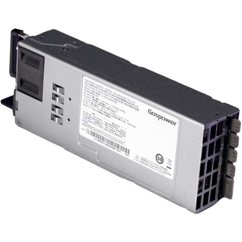 MikroTik Náhradní/druhý Hot Swap zdroj pro RS320-8P-8B-4S+RM, 54,5V, 10,35A (600W)