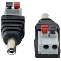 XtendLan Napájecí redukce jack/svorkovnice - JACK 5,5/2,1mm (k zařízení) na rychlosvorku