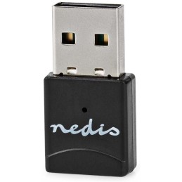 NEDIS Wi-Fi dongle/ AC600/ 2.4/5 GHz (Dual Band)/ USB 2.0/ celková rychlost 600 Mbps/ OS verze: Windows 8/10/11/ černý