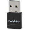 NEDIS Wi-Fi dongle/ AC600/ 2.4/5 GHz (Dual Band)/ USB 2.0/ celková rychlost 600 Mbps/ OS verze: Windows 8/10/11/ černý