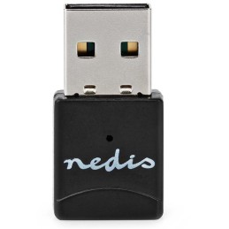 NEDIS Wi-Fi dongle/ AC600/ 2.4/5 GHz (Dual Band)/ USB 2.0/ celková rychlost 600 Mbps/ OS verze: Windows 8/10/11/ černý