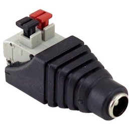 XtendLan Napájecí redukce plug/svorkovnice - SAMICE 5,5/2,1mm (ke zdroji) na rychlosvorku