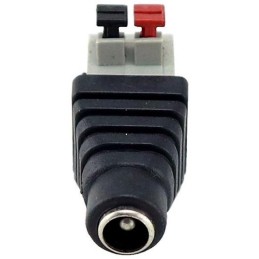 XtendLan Napájecí redukce plug/svorkovnice - SAMICE 5,5/2,1mm (ke zdroji) na rychlosvorku