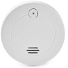 NEDIS detektor kouře/ EN 14604/ hlasitost 85 dB/ 1x 9V/6F22/ výdrž snímače 5 let/ bílý