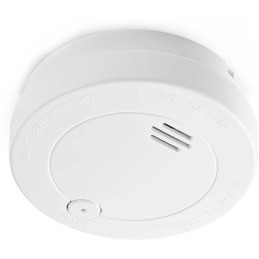 NEDIS detektor kouře/ EN 14604/ hlasitost 85 dB/ 1x 9V/6F22/ výdrž snímače 5 let/ bílý