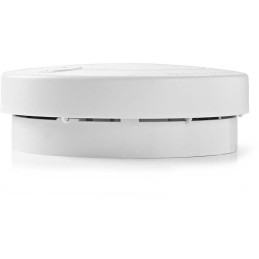 NEDIS detektor kouře/ EN 14604/ hlasitost 85 dB/ 1x 9V/6F22/ výdrž snímače 5 let/ bílý