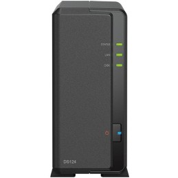 Synology DS124   1x SATA, 1GB RAM, 2x USB 3.0, 1x GbE