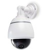 NEDIS dummy security camera with flashing LED/ dome/ IP44/ outdoor/ white