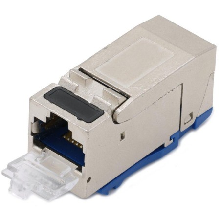 XtendLan Keystone jack RJ45, zaklapávací, CAT6A, TT STP, instalace bez nástrojů
