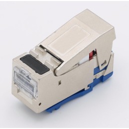 XtendLan Keystone jack RJ45, zaklapávací, CAT6A, TT STP, instalace bez nástrojů