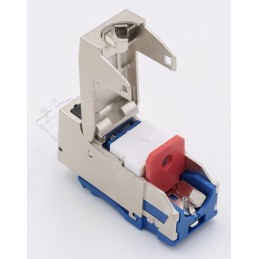 XtendLan Keystone jack RJ45, zaklapávací, CAT6A, TT STP, instalace bez nástrojů