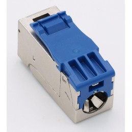 XtendLan Keystone jack RJ45, zaklapávací, CAT6A, TT STP, instalace bez nástrojů