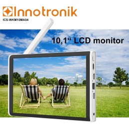 TRX Innotronik ICS-WKM10MA04 Bezpečnostní Venkovní wi-fi NVR kit 4ks 3MPix kamer + LCD displej 10,1"
