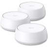 TP-Link Deco BE25 Mesh-System BE3600, WiFi 7, 688 MBit/s auf 2,4 GHz, 2880 MBit/s auf 5 GHz, 2x 2,5GLAN, 3 Stück im Paket