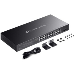TP-Link SG2428LP, Omada 28-Port Gigabit Smart Switch 16-Port PoE+, 16 GLAN PoE+, 8x GLAN, 4x Gigabit SFP, 150W