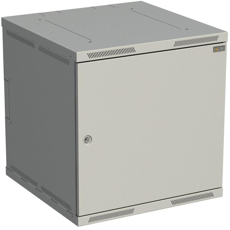 SOLARIX Rozvaděč nástěnný SENSA 12U 600mm, dveře plech, RAL 7035, SENSA-12U-66-21-G