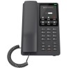Grandstream GHP621 Hotel-VoIP-Telefon, 2 Leitungen, 2 SIP-Konten, PoE, 1x RJ45, HD-Audio, 3-Wege-Konferenz, schwarz