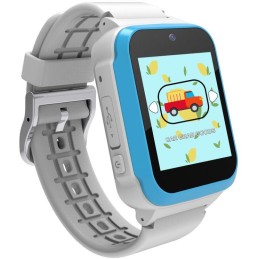 HELMER dětské chytré hodinky KW 801/ 1.54" TFT/ dotykový display/ foto/ video/ 6 her/ micro SD/ čeština/ modro-bílé