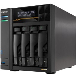 Asustor Lockerstor 4 Gen3 AS6804T   4x 2,5"/3,5" SATA III/ 16GB RAM/ Dual 10GbE/ 4x M.2 SSD
