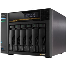 Asustor Lockerstor 6 Gen3 AS6806T   6x 2,5"/3,5" SATA III/ 16GB RAM/ Dual 10GbE Ports/ Dual 5GbE Ports/ 4x M.2 SSD