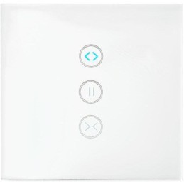 NEDIS Wi-Fi chytrý spínač/ nástěnný/ řídící jednotka záclon, rolet a žaluzií/ Android/ iOS/ Nedis® SmartLife/ bílý
