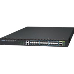 Planet XGS-6350-24X2C L3 switch, 24x10G SFP+, 2x100Gb QSFP28, QoS, 2x power-in