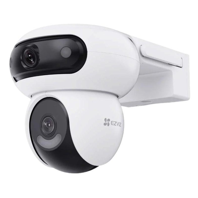 EZVIZ IP kamera H90 2K/ duální/ PTZ/ Wi-Fi/ 2 x 4Mpix/ krytí IP65/ objektiv 2,8 + 6mm/ H.265/ IR přísvit až 30m/ bílá