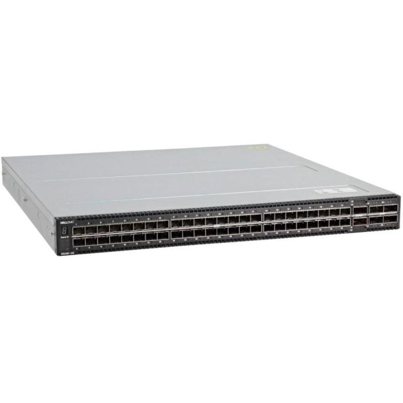 DELL Networking S5248F-ON Switch/ 48x25GbE/ 4x100GbE/ 2x100GbE QAFP/ SONiC/.3Y PS NBD on-site