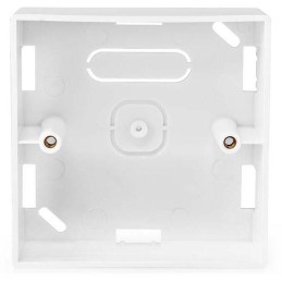 NEDIS zadní skříň pro chytré spínače/ povrchová montáž/ 86 x 86 mm/ bílá