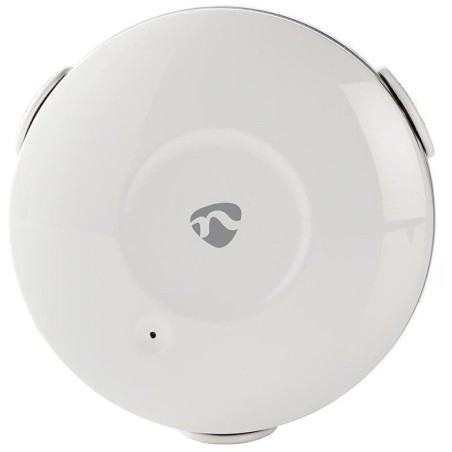 NEDIS Wi-Fi chytrý detektor úniku vody/ napájení z baterie/ hlasitost 50 dB/ Android & iOS/ bílý