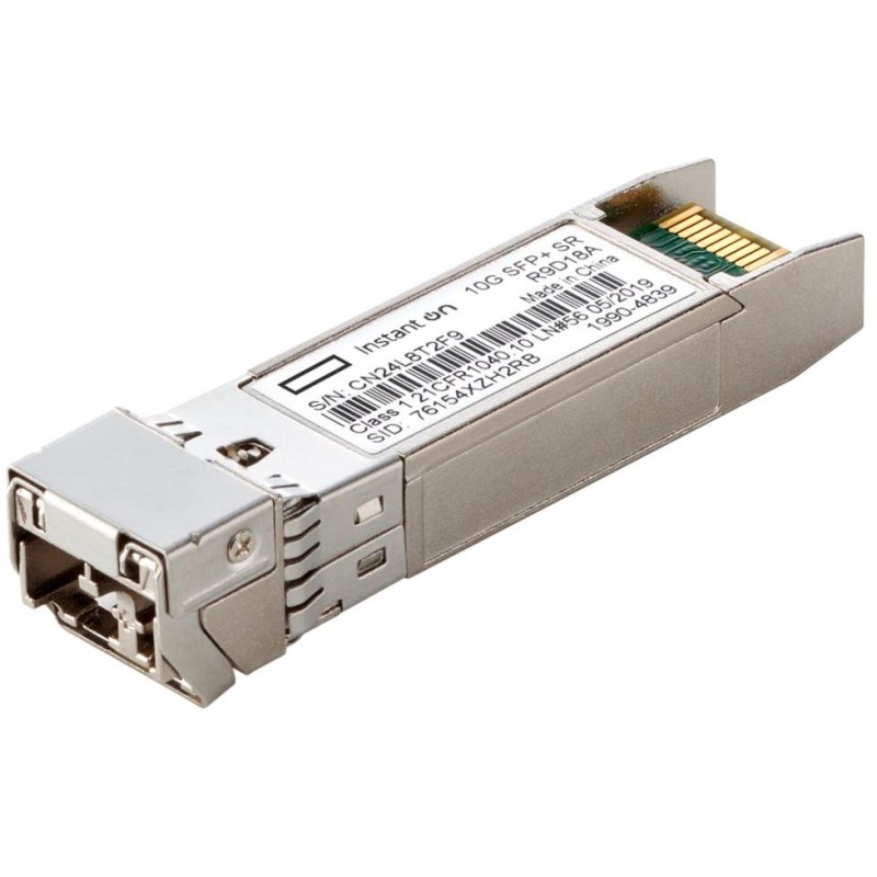 HPE Aruba Networking Instant On 10G SFP+ LC SR 300m OM3 MMF Transceiver 1420 1930 1950 1960