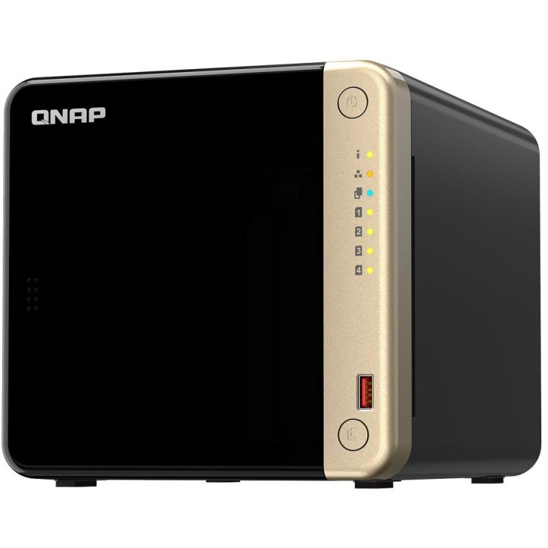QNAP TS-464-8G   4x SATA, 8GB RAM, 4xSATA, 2x M.2 NVMe slot, 1xPCIe, 1xHDMI 4K, 2x2,5GbE, 4xUSB