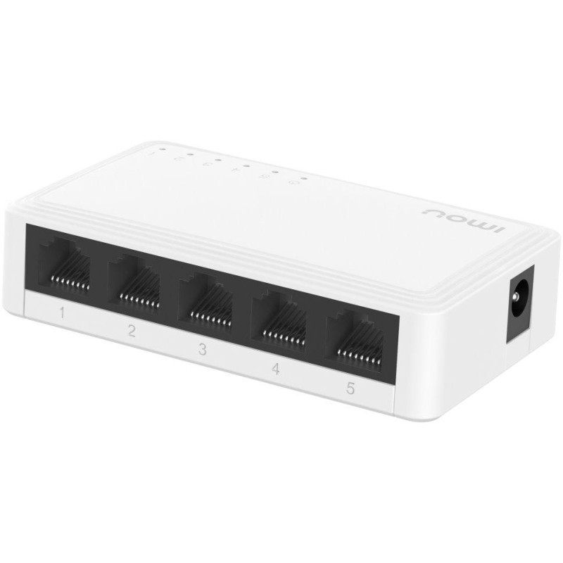 Imou by Dahua switch SG105C-V2/ 5x Gigabit port/ 10/100/1000 Mbps RJ45 ports/ 10 Gbps/ napájení DC5V1A/ bílý