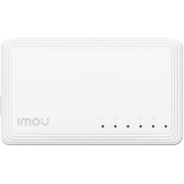 Imou by Dahua switch SG105C-V2/ 5x Gigabit port/ 10/100/1000 Mbps RJ45 ports/ 10 Gbps/ napájení DC5V1A/ bílý