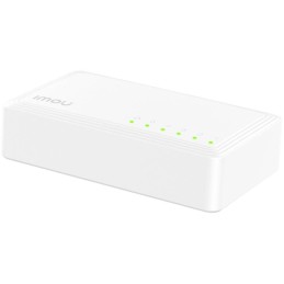 Imou by Dahua switch SG105C-V2/ 5x Gigabit port/ 10/100/1000 Mbps RJ45 ports/ 10 Gbps/ napájení DC5V1A/ bílý