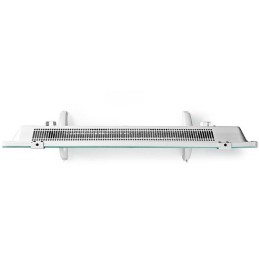 NEDIS Wi-Fi chytré konvekční topné těleso/ termostat/ skleněný přední panel/ IP24/ výkon 2000 W/ bílé