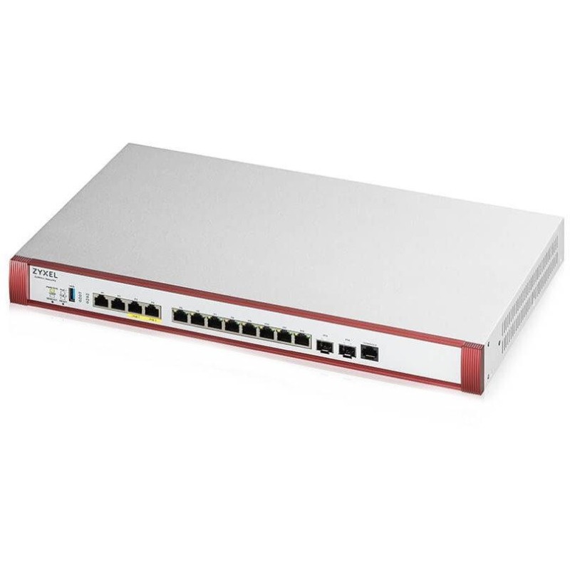 Zyxel USG FLEX 700H Series, 2*2.5G, 2*10G (PoE+) & 8 Gigabit user-def. ports, 2*SFP+, 1*USB, 1 YR Gold Security Pack