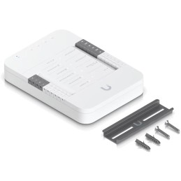 Ubiquiti UniFi Access Gate Hub - Rozbočovač, 4x PoE Out, 2x výstup Dry, 1x výstup 12V, 1x AUX, 5x vstup, 1x PoE++ In