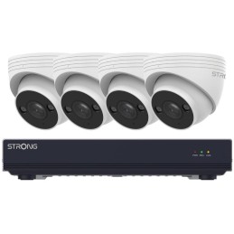 STRONG TUR05DL0-P PoE KIT/ Turret/ 5Mpix/ 1x NVR NVR1120-8P/ 4x IP kamera TUR05DL0-P/ HDMI/ VGA/ USB/ LAN
