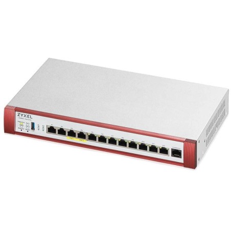 Zyxel USG FLEX 500H Series, User-definable ports with 2*2.5G, 2*2.5G (PoE+) & 8*1G, 1*USB with 1 YR Entry Defense Pack