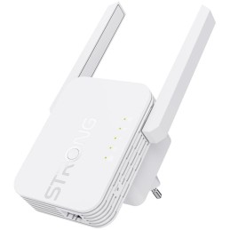 STRONG univerzální opakovač 300S/ Wi-Fi standard 802.11b/g/n/ 300 Mbit/s/ 2,4GHz/ 1x LAN/ bílý