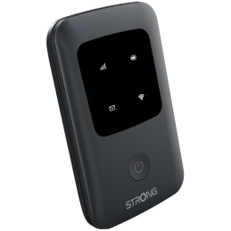 STRONG 4G MIFI 150C/ Wi-Fi standard 802.11 b/g/n/ 150 Mbit/s/ 2,4GHz/ 1x SIM slot/ 1x USB-C/ 1x micro SD slot/ černý