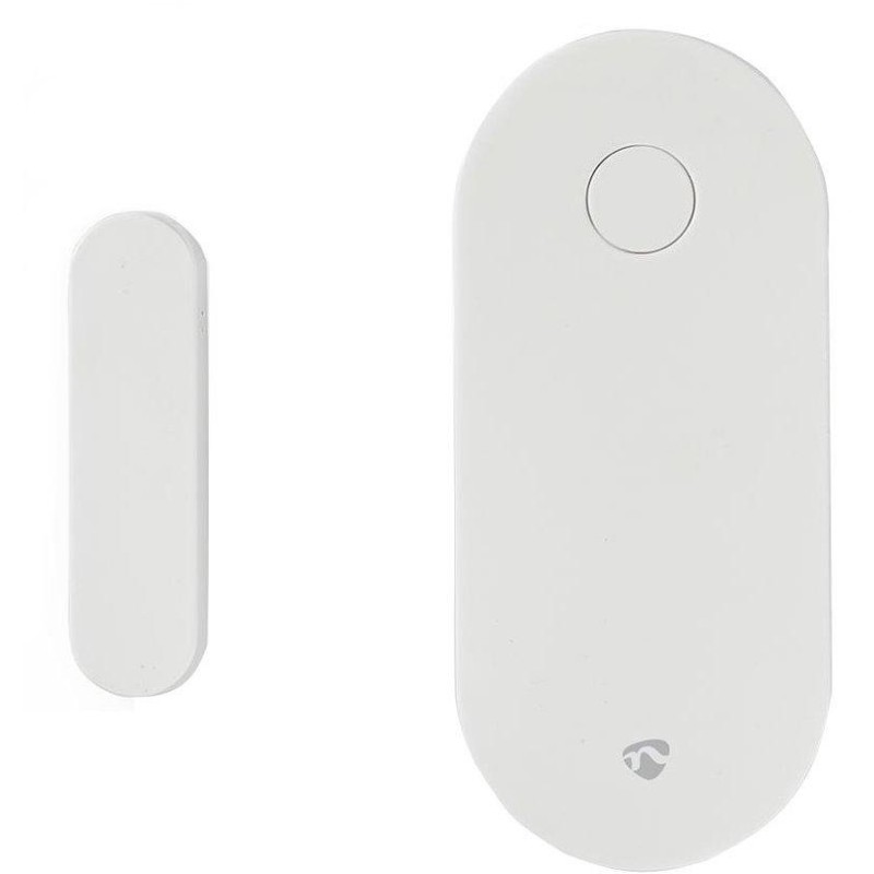NEDIS chytrý dveřní nebo okenní snímač/ Android & iOS/ Zigbee/ SmartLife/ baterie CR2032 součástí balení/ bílý