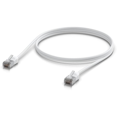 Ubiquiti UniFi Premium Patch Cable Outdoor 1m - Patch kabel, Cat6a, venkovní, bílý, 1m
