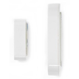NEDIS chytrý dveřní nebo okenní snímač/ Android & iOS/ Zigbee/ SmartLife/ baterie CR2032 součástí balení/ bílý