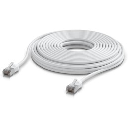 Ubiquiti UniFi Premium Patch Cable Outdoor 12m - Patch kabel, Cat6a, venkovní, bílý, 12m