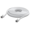 Ubiquiti UniFi Premium Patch Cable Outdoor 12m - Patch kábel, Cat6a, vonkajší, biely, 12m