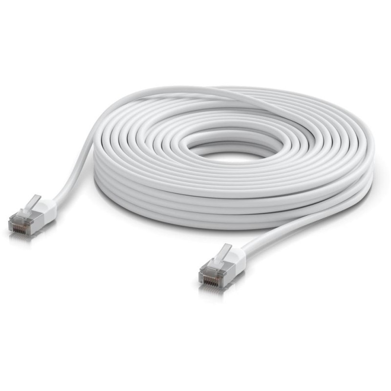 Ubiquiti UniFi Premium Patch Cable Outdoor 15m - Patch kabel, Cat6a, venkovní, bílý, 15m