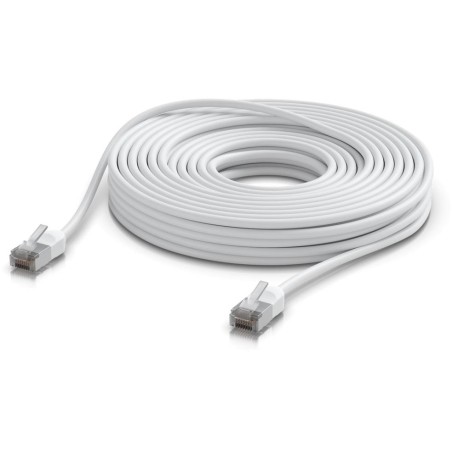 Ubiquiti UniFi Premium Patch Cable Outdoor 15m - Patch kabel, Cat6a, venkovní, bílý, 15m