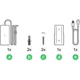 Ubiquiti UniFi AC Adapter 210W - Napájecí adaptér pro UniFi Switch Ultra, Flex 2.5G 8 PoE a Pro Max 16 PoE, 54V, 210W